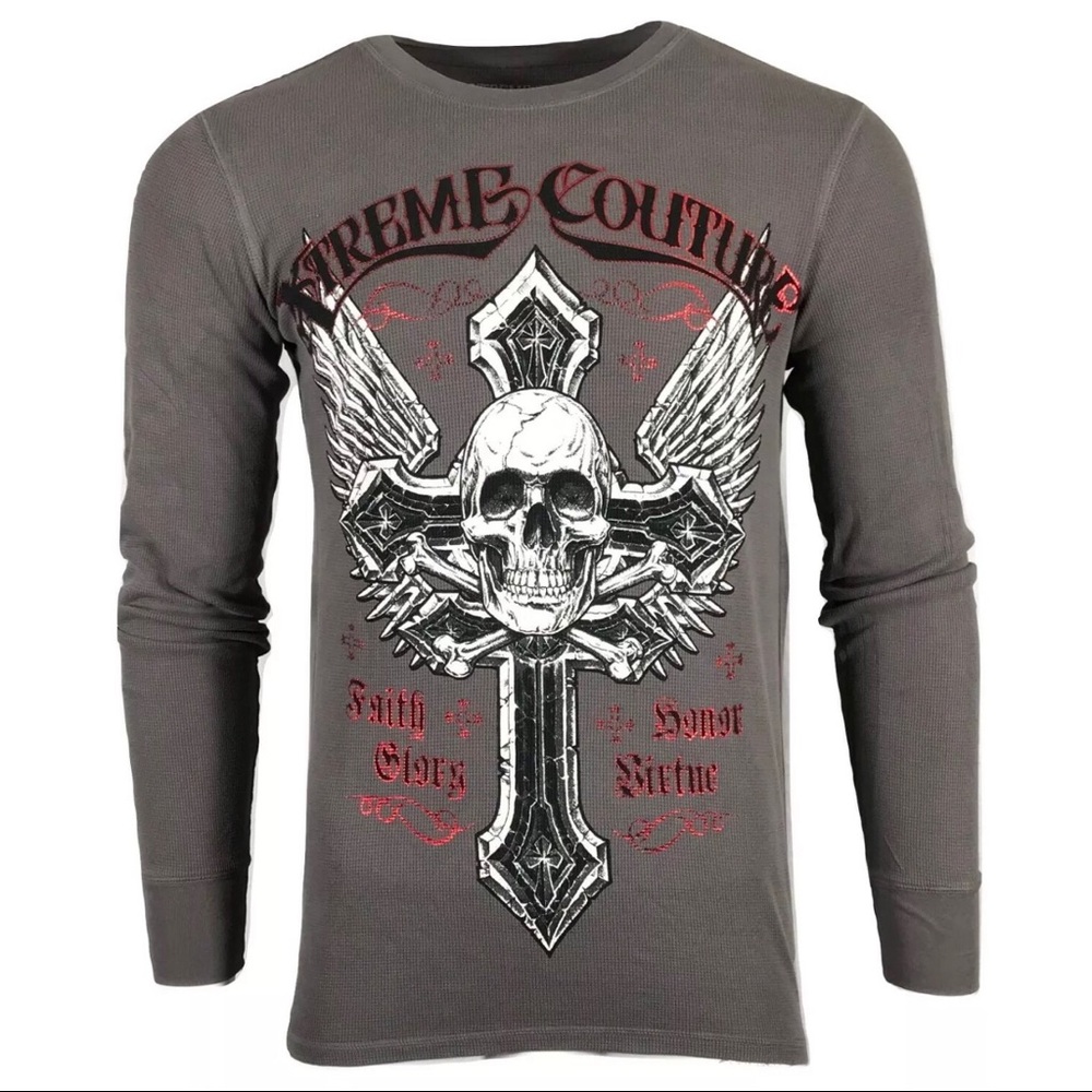 Xtreme Couture by AFFLICTION Men THERMAL PURELY DE - Picture 2 of 8